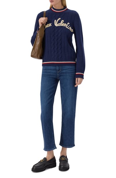 Кожаные лоферы vlogo signature VALENTINO черного цвета по цене 118000 руб., арт. 9W2S0NF5/NDB, фото 3 Кожаные лоферы vlogo signature VALENTINO, арт. 9W2S0NF5/NDB, фото 3