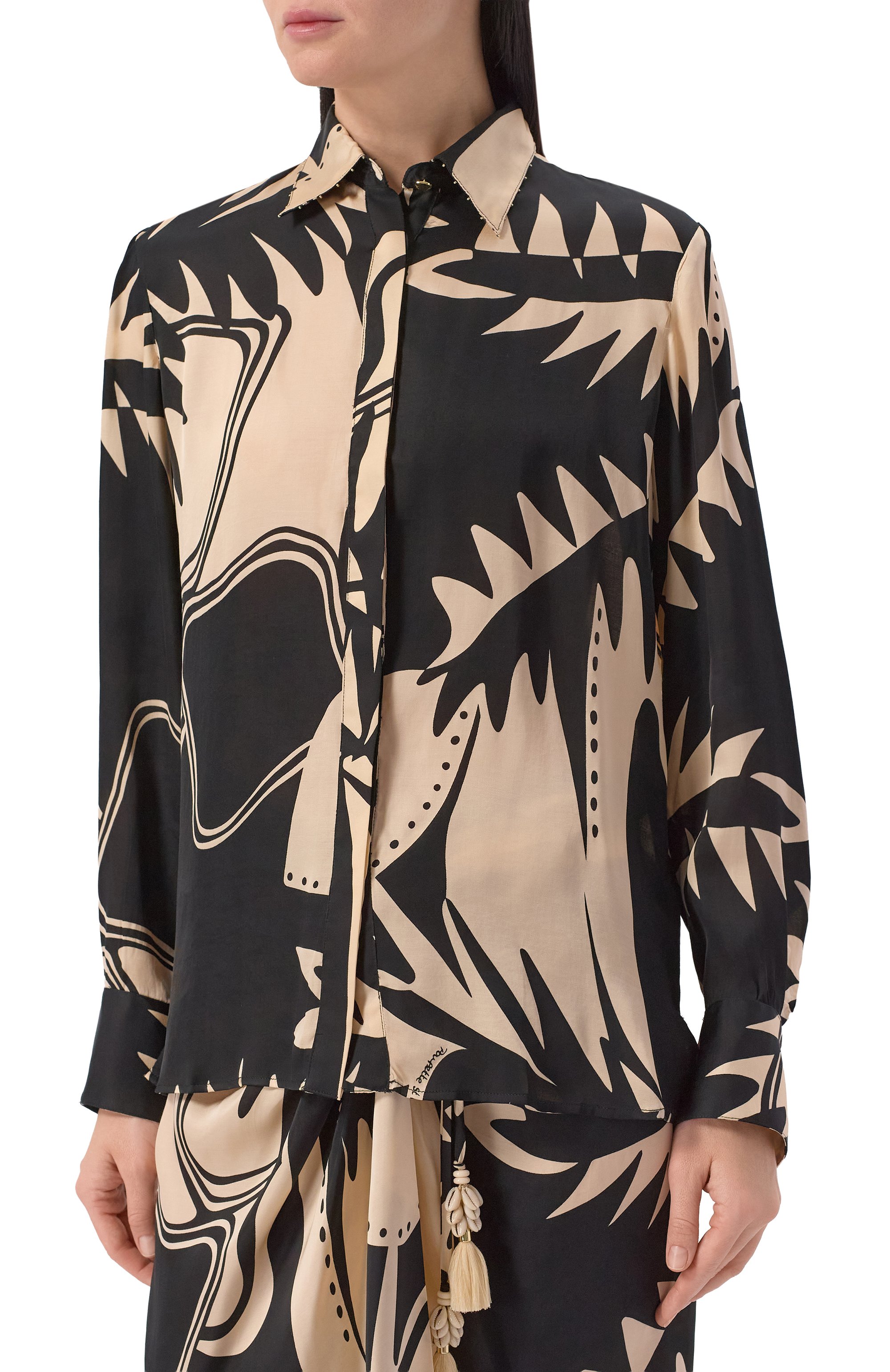 Атласная рубашка POUPETTE ST BARTH, арт. WE1R26BVS0SK, фото 3