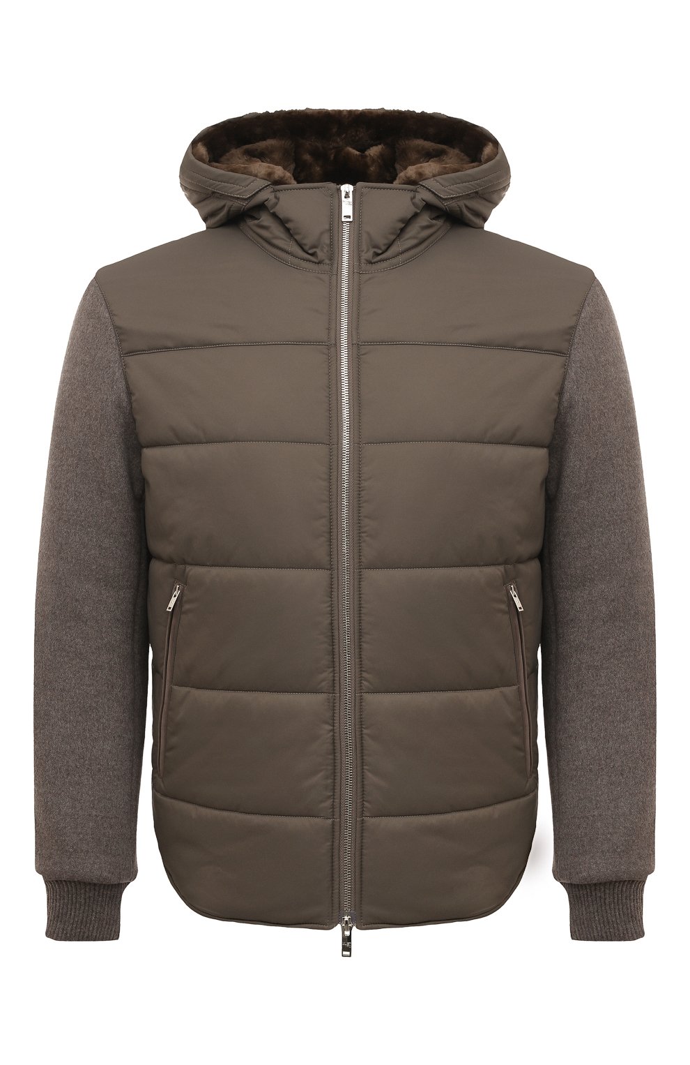 Комбинированная куртка с отделкой из нутрии MVST, арт. 53450/6596, фото 1