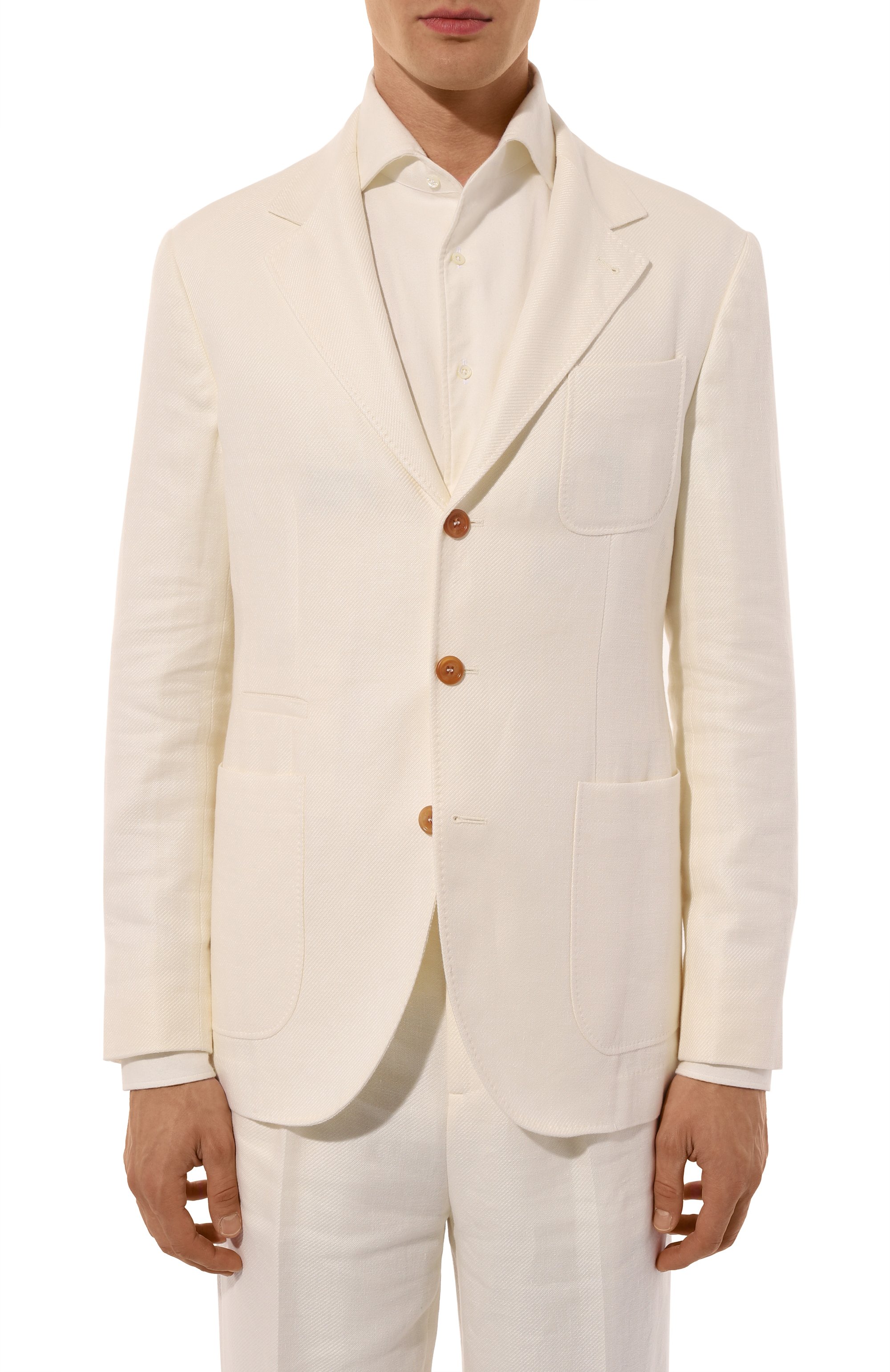 Костюм изо льна и шерсти BRUNELLO CUCINELLI, а�рт. MW482EDNS, фото 3