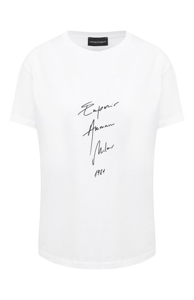 Женская хлопковая футболка EMPORIO ARMANI, арт. 3K2T7B/2J95Z