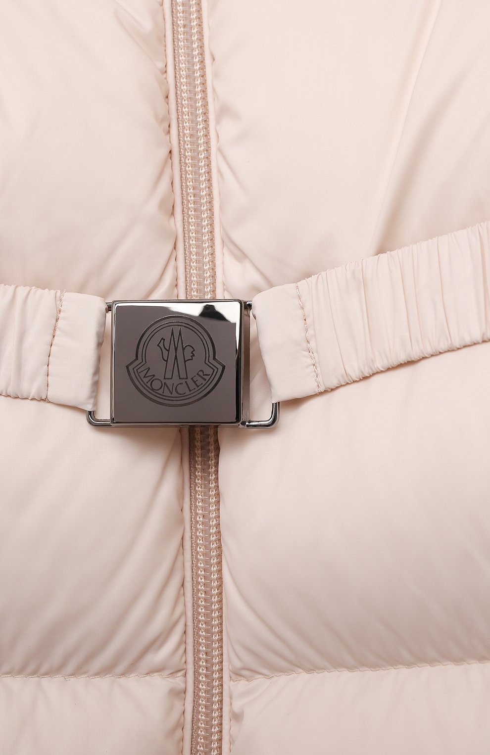 Пуховый комбинезон с мехом MONCLER, арт. G2-951-1G506-02-53079/12-18M, фото 3