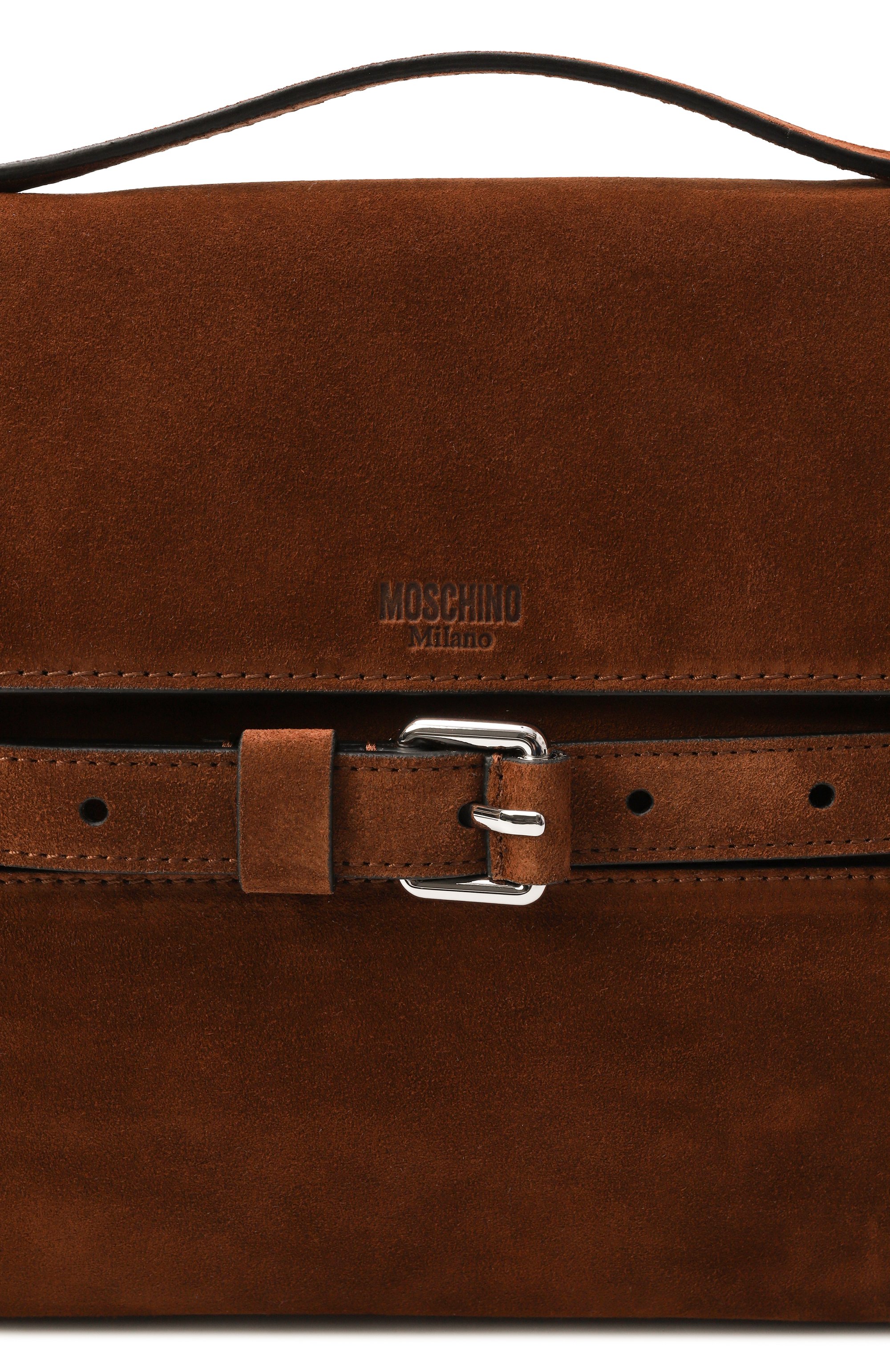 Сумка tie me MOSCHINO коричневого цвета по цене 131500 руб., арт. MC4190PP1N/0F0, фото 3 Сумка tie me MOSCHINO, арт. MC4190PP1N/0F0, фото 3