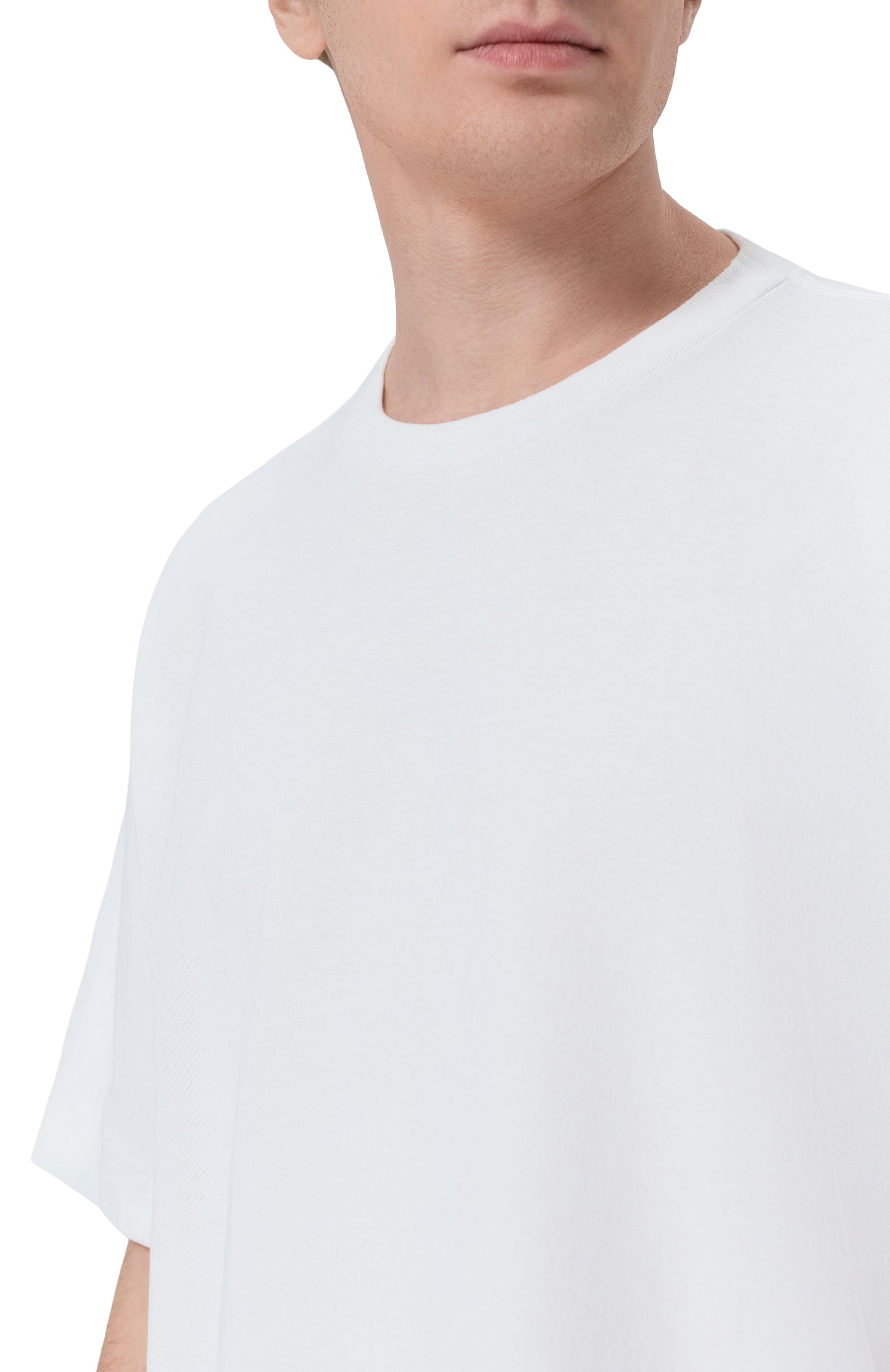 Хлопковая футболка BOTTEGA VENETA белого цвета по цене 84900 руб., арт. 864789/V6F40, фото 5 Хлопковая футболка BOTTEGA VENETA, арт. 864789/V6F40, фото 5