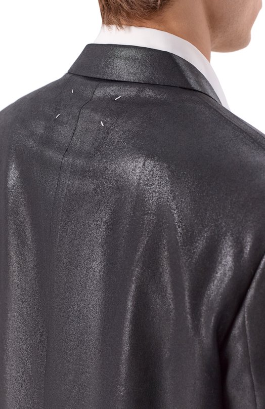 Шерстяной пиджак Maison Margiela S50BN0548/M35745 Чёрный  S50BN0548/M35745 Фото 5