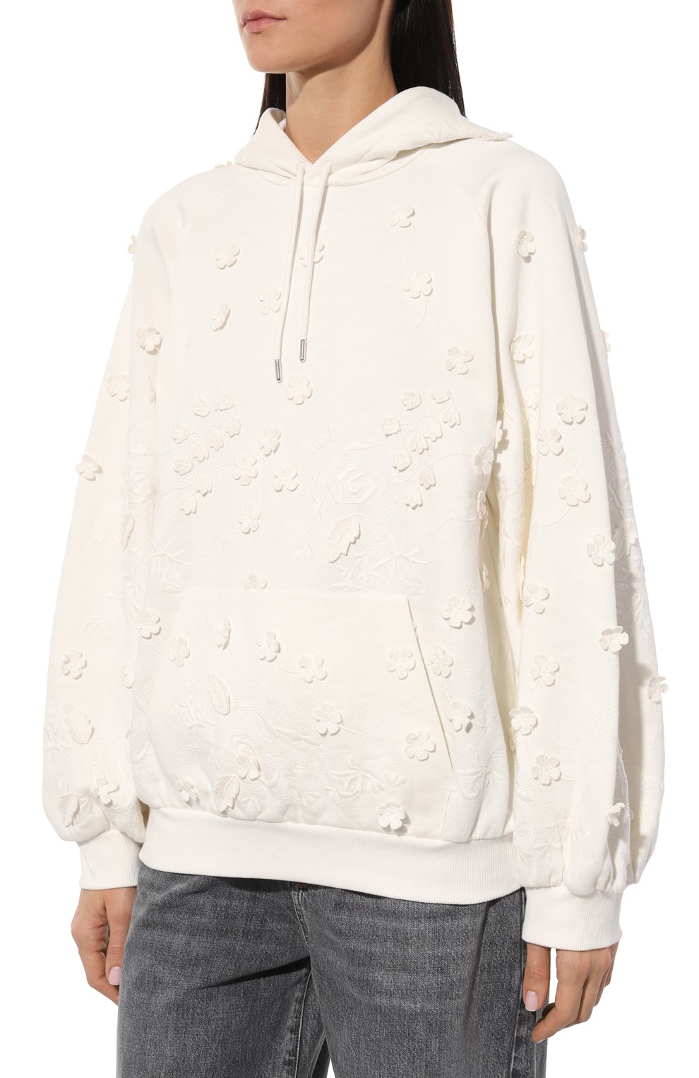 Хлопковое худи ELIE SAAB, арт. 15377, фото 3