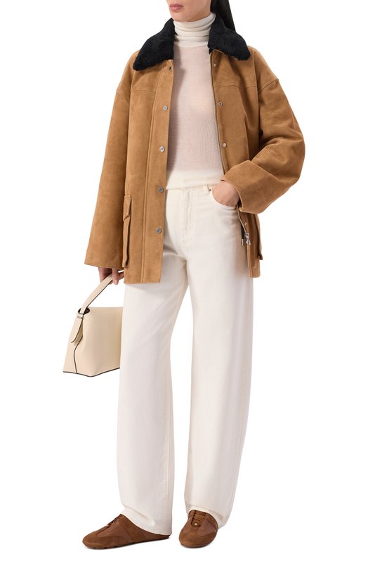 Кожаные кроссовки Roxanne BOSS 50557939 Коричневый  50557939 Фото 3