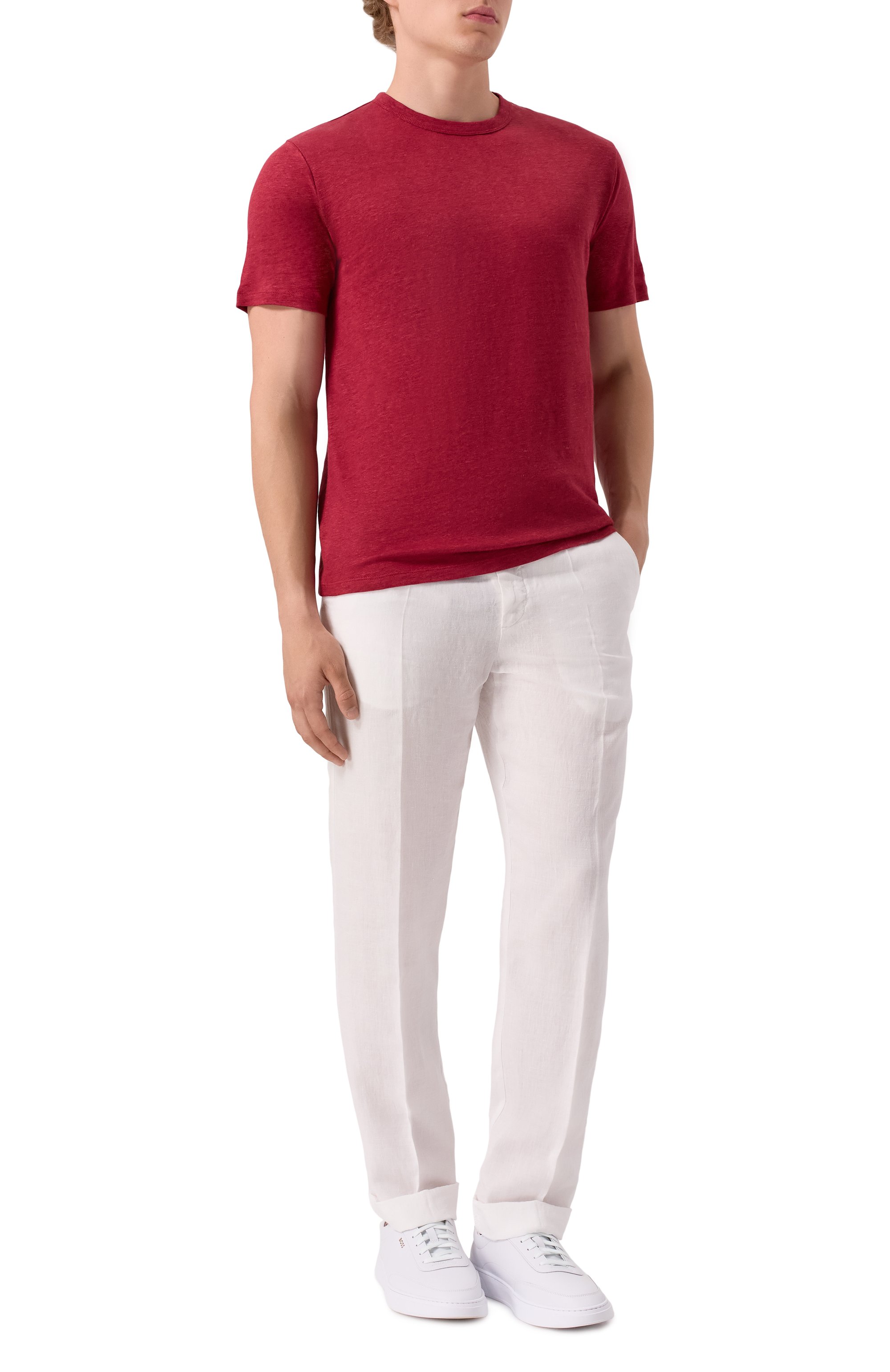 Льняная футболка MC2 SAINT BARTH, арт. STBM ECSTASEA/01278H, фото 2