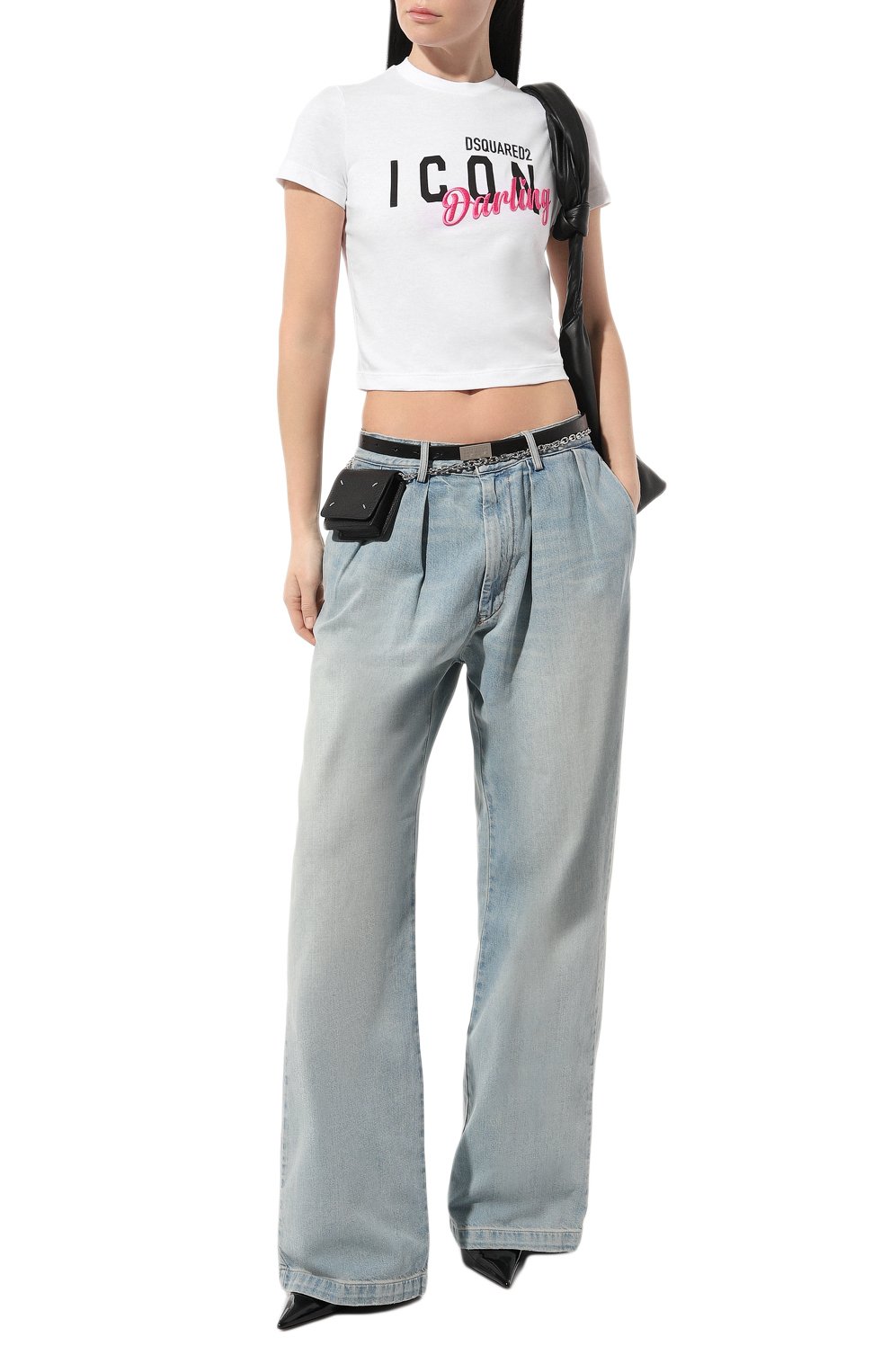 Хлопковая футболка DSQUARED2, арт. S80GC0064/S24668, фото 2