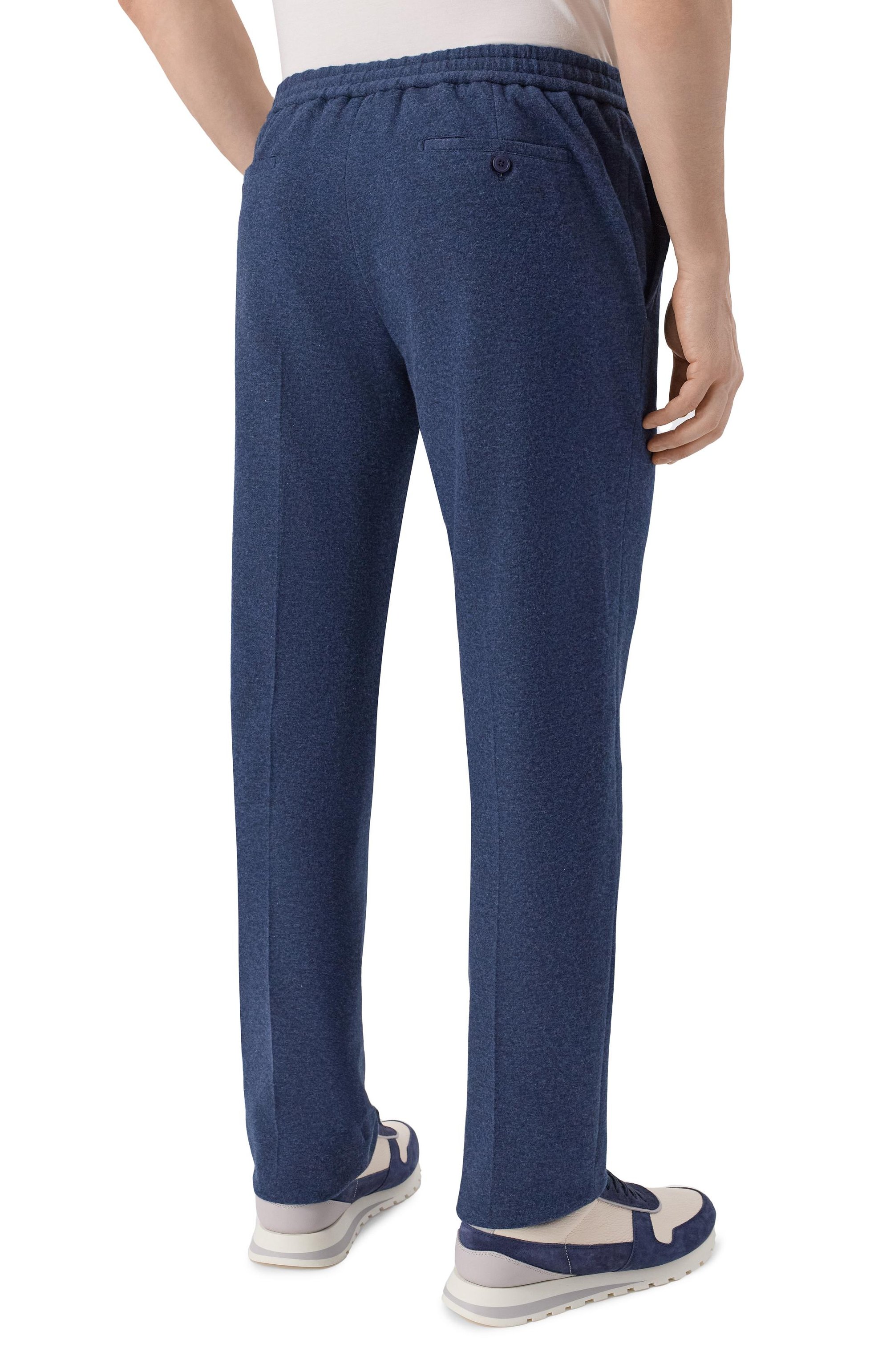 Брюки из хлопка и кашемира STEFANO RICCI, арт. M1T5300174/TE3001_001, фото 4