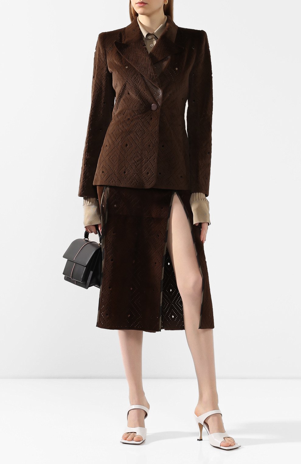 Жакет из меха норки FENDI, арт. FNE80H AMLT, фото 2