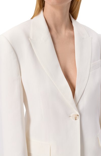 Жакет из вискозы и льна PINKO, арт. 104944/A2FA, фото 5