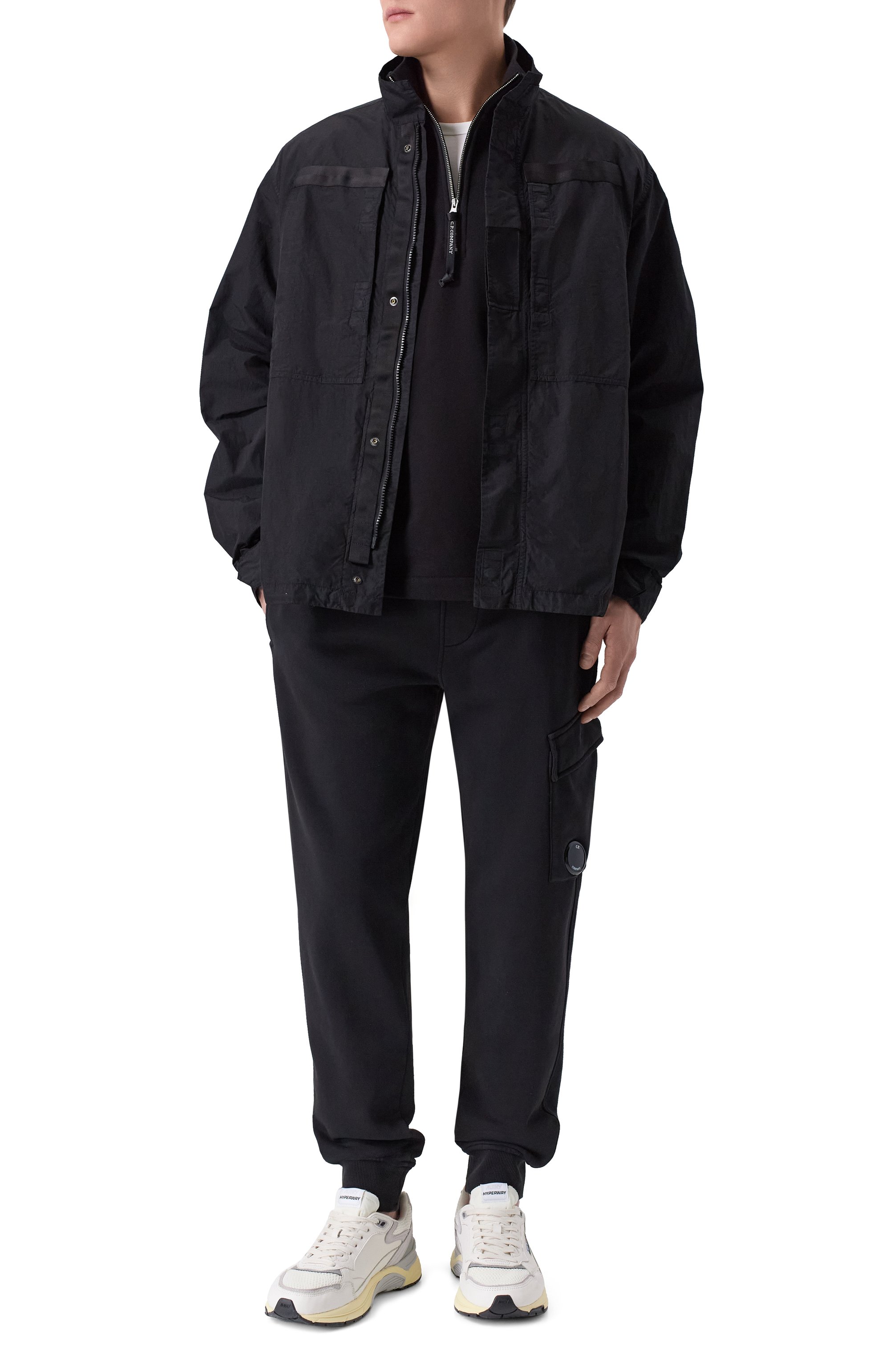 Хлопковые джоггеры C.P. COMPANY, арт. 20CMSP067A/110044G, фото 2