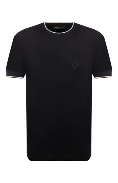 Футболка из хлопка и шелка GIORGIO ARMANI, арт. GM000238/TE11865, фото 1