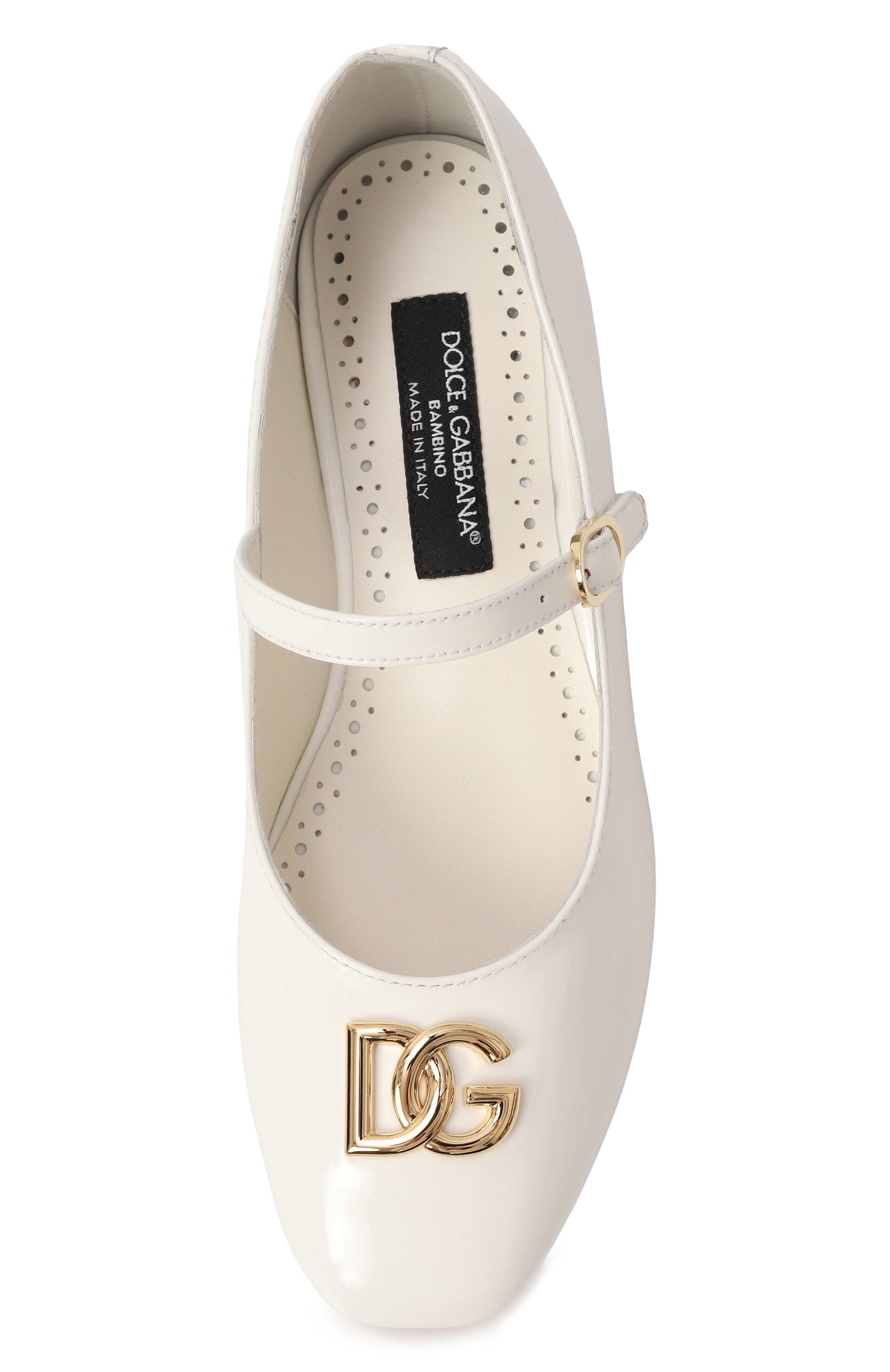 Кожаные туфли DOLCE & GABBANA, арт. D11034/A1328/29-36, фото 4