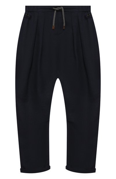 Костюм из льна и шерсти BRUNELLO CUCINELLI темно-синего цвета по цене 135500 руб., арт. BH422A102C, фото 5 Костюм из льна и шерсти BRUNELLO CUCINELLI, арт. BH422A102C, фото 5