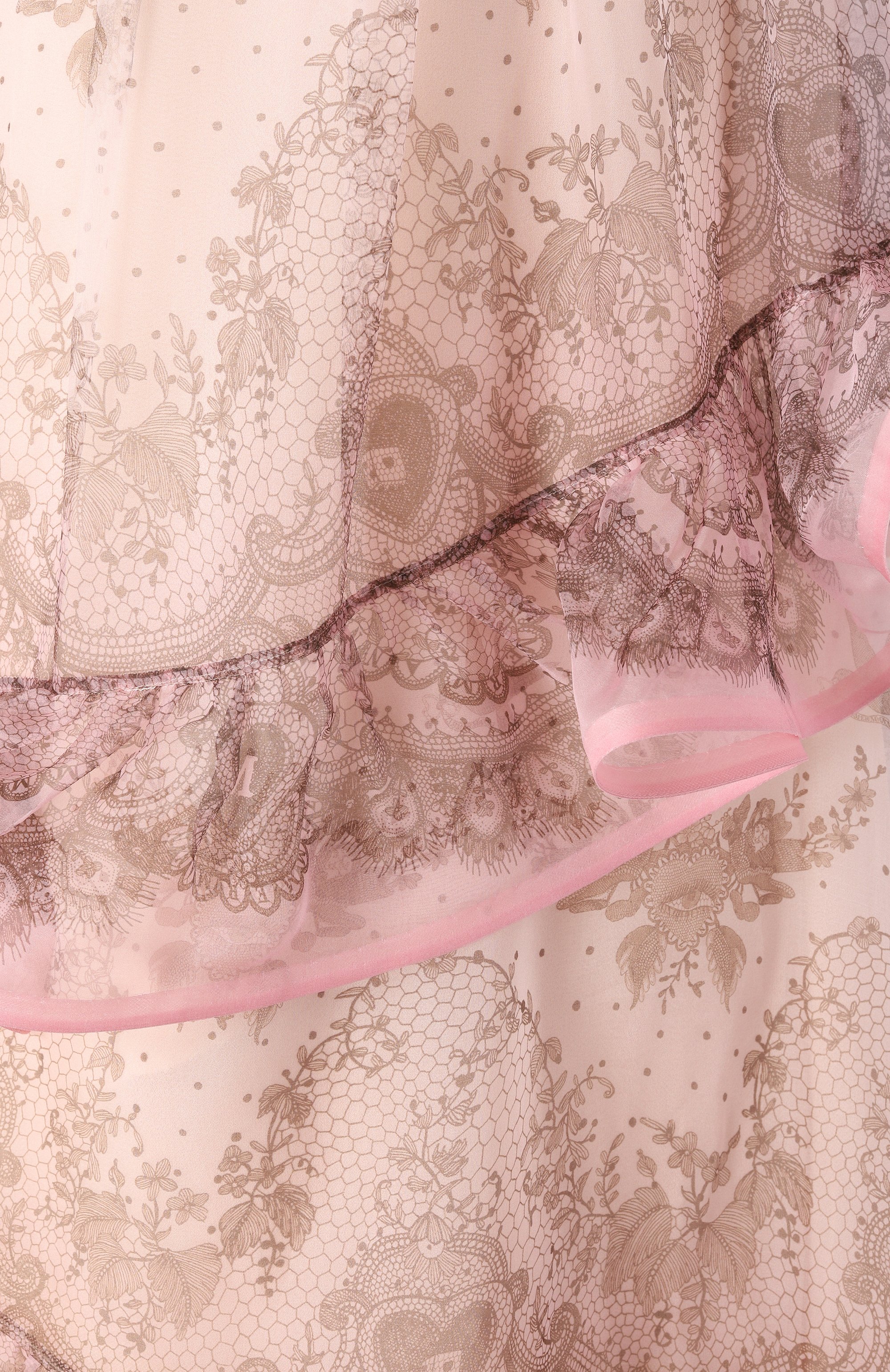 Шелковое платье ZIMMERMANN розового цвета по цене 588000 руб., арт. 2149DR251, фото 6 Шелковое платье ZIMMERMANN, арт. 2149DR251, фото 6