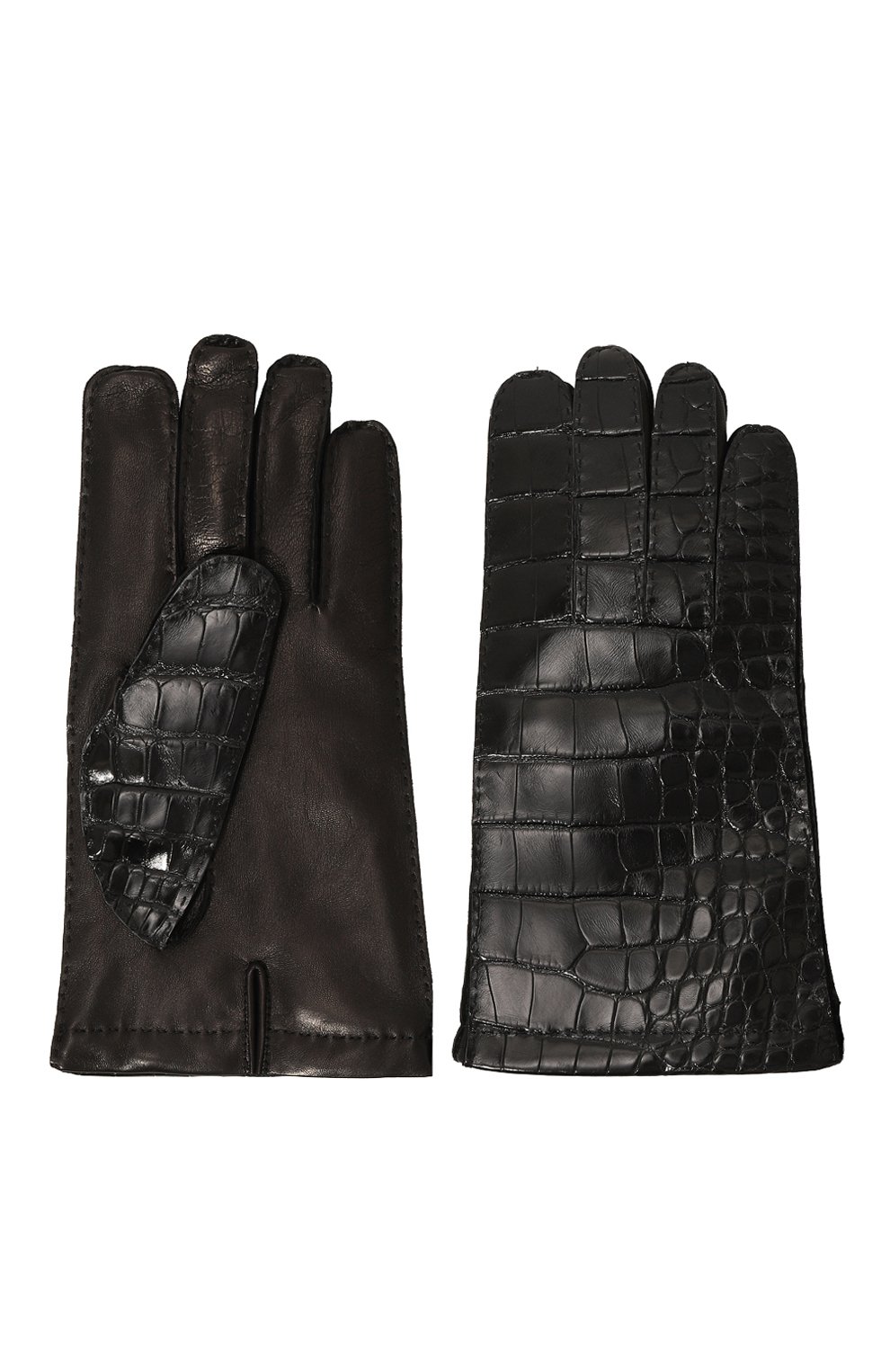 Перчатки из кожи аллигатора PRADA, арт. 2GG005-ULC-F0002, фото 2