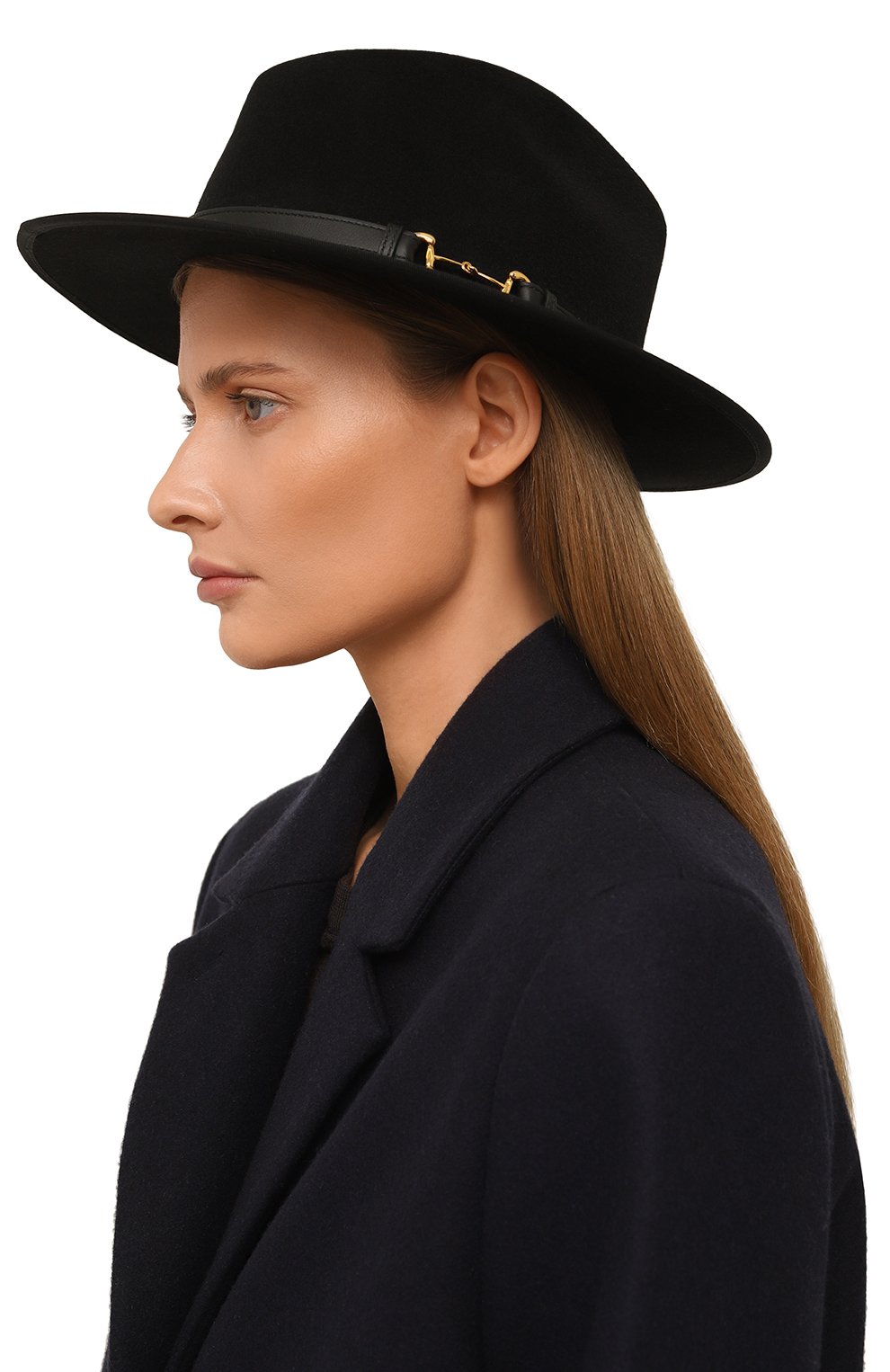 Фетровая шляпа GUCCI черного цвета по цене 77300 руб., арт. 643318 4HABK, фото 2 Фетровая шляпа GUCCI, арт. 643318 4HABK, фото 2