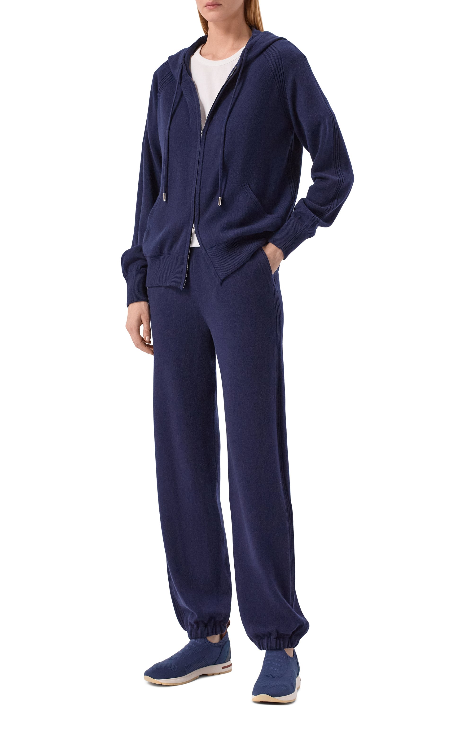 Текстильные кроссовки 360 lp flexy LORO PIANA синего цвета по цене 107000 руб., арт. FAL7791, фото 3 Текстильные кроссовки 360 lp flexy LORO PIANA, арт. FAL7791, фото 3