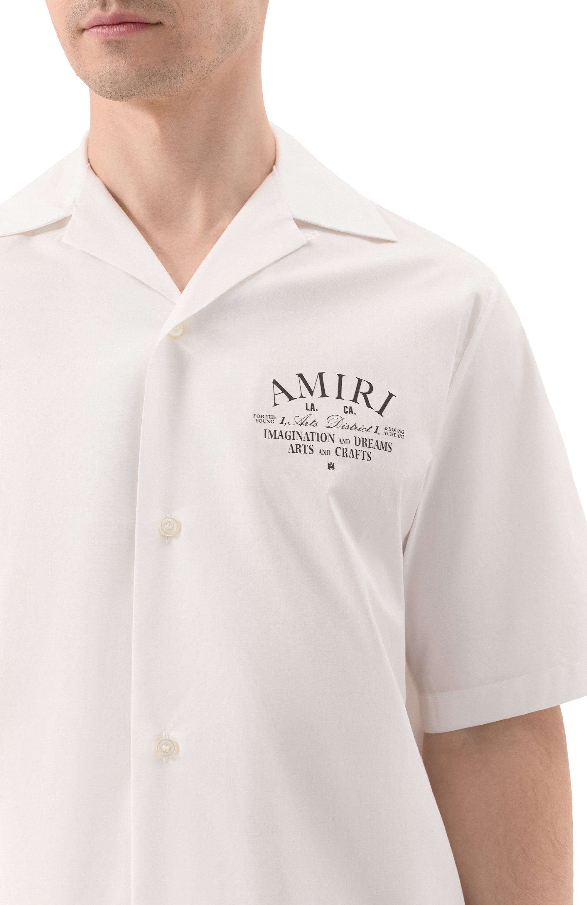 Хлопковая рубашка AMIRI, арт. AMSTBW1021, фото 5