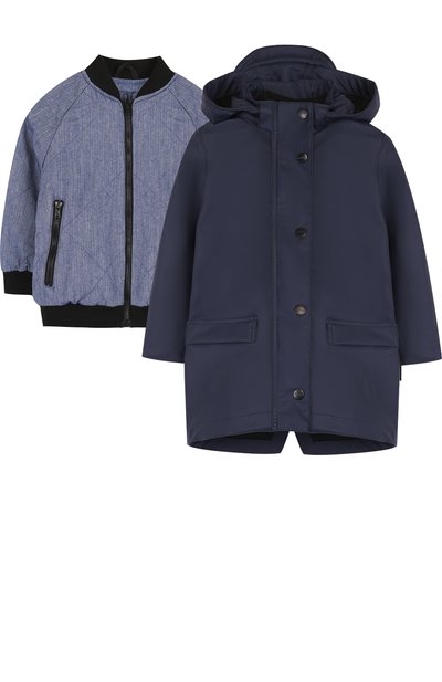 Комплект из дождевика с капюшоном и текстильного бомбера GOSOAKY, арт. 181.101.247/MICR0 PU, фото 1