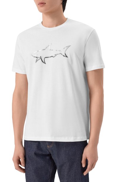 Хлопковая футболка PAUL&SHARK, арт. 25411078_001, фото 3