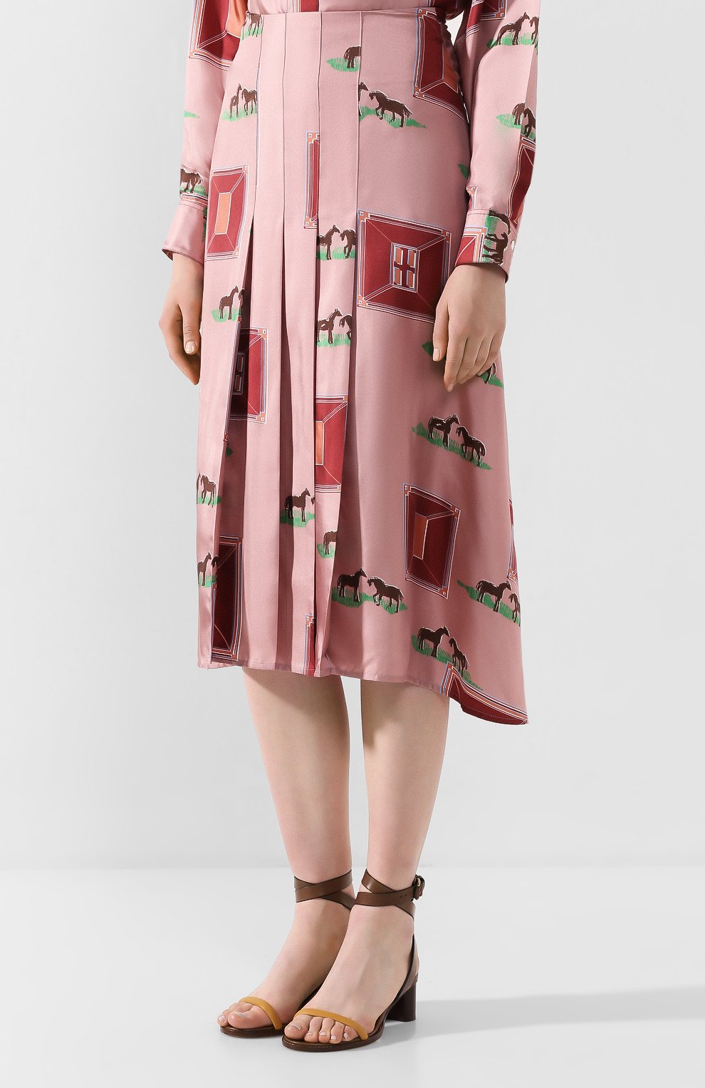 Шелковая юбка VICTORIA BECKHAM, арт. 1120WSK000591A, фото 3