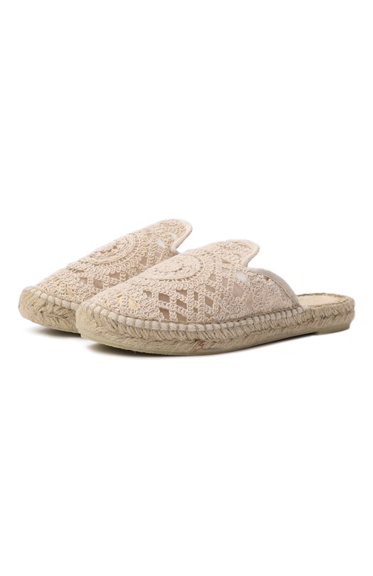 Текстильные сабо Isla MC2 Saint Barth STBA ISLA MACRAME/02109H Кремовый STBA ISLA MACRAME/02109H
