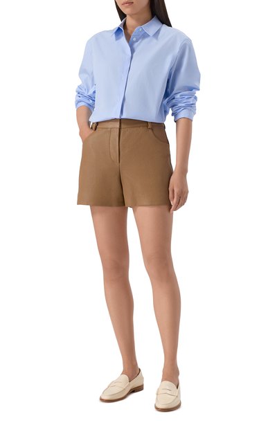 Кожаные шорты 12 STOREEZ, арт. 130395, фото 2