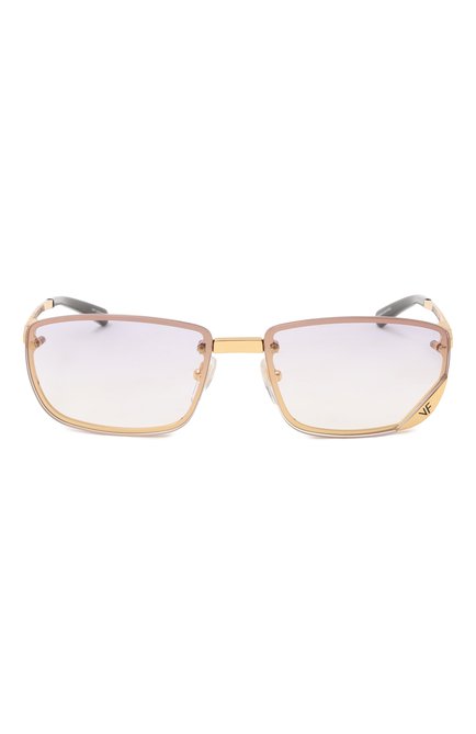 Женские солнцезащитные очки VINTAGE FRAMES сиреневого цвета, арт. VF CELEBRITY 24KT G0LD/LIGHT PURPLE | Фото 2 (Региональные ограничения белый список (Axapta Mercury): Не проставлено; Нос: Не проставлено)