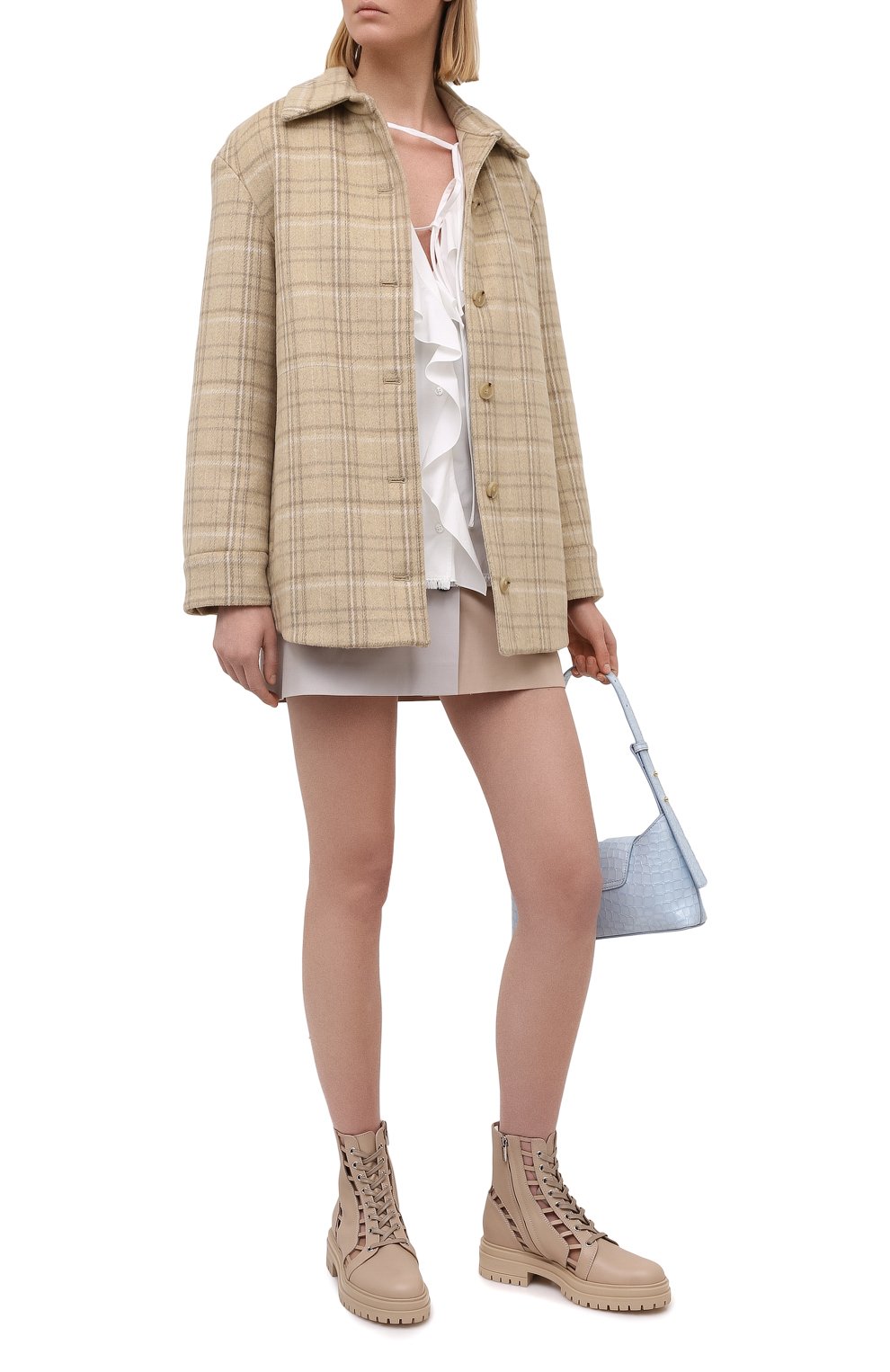 Хлопковая юбка MSGM, арт. 3041MDD11Y 217105, фото 2