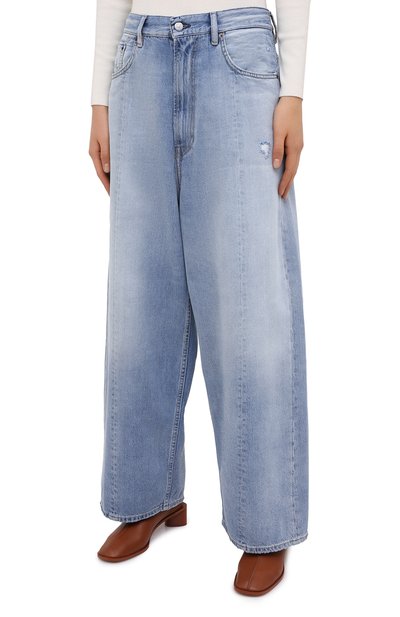 Джинсы ACNE STUDIOS голубого цвета по цене 31750 руб., арт. A00237, фото 3 Джинсы ACNE STUDIOS, арт. A00237, фото 3