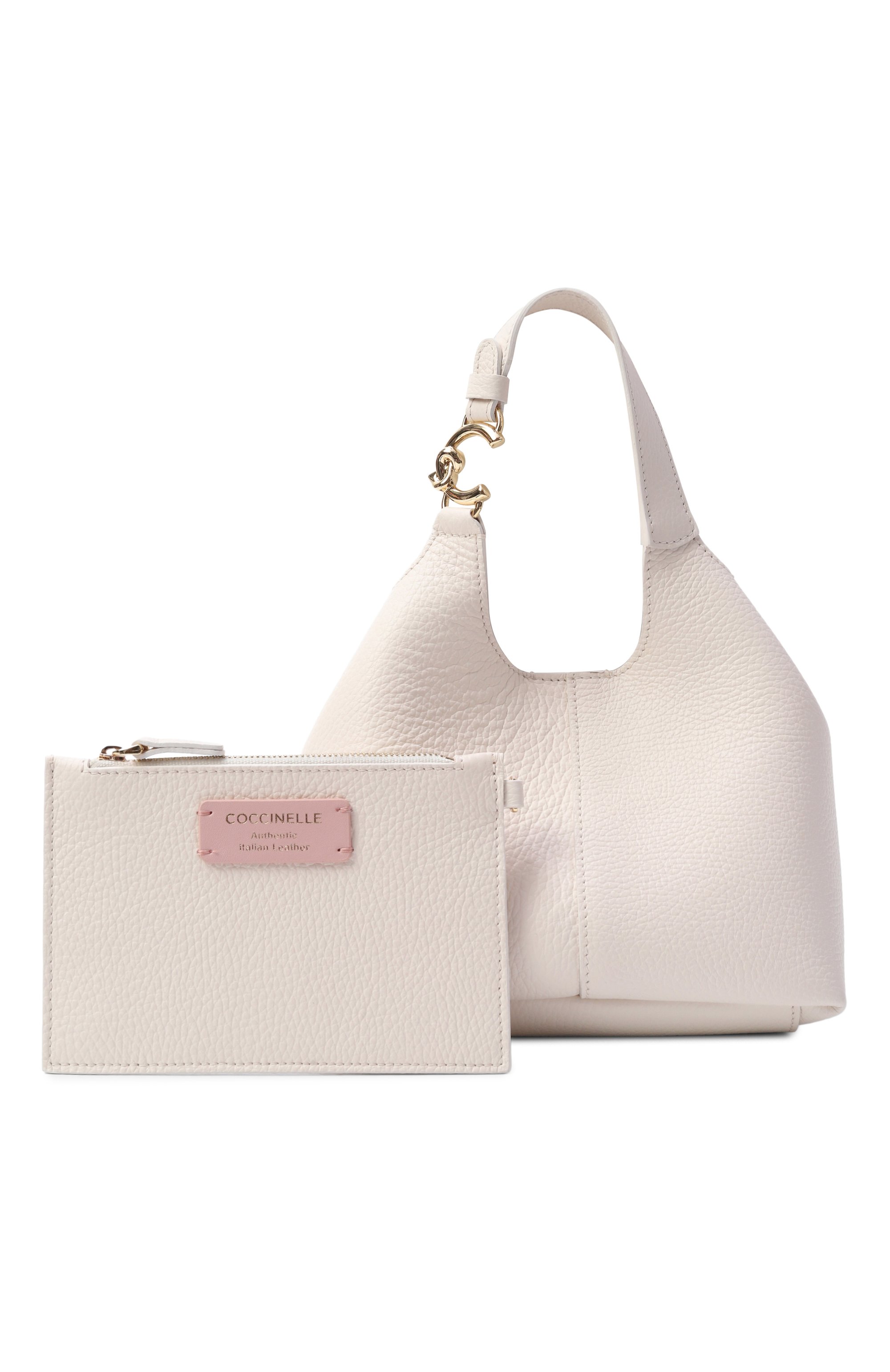 Сумка c- easy mini COCCINELLE кремового цвета по цене 31300 руб., арт. E1 SHA 58 01 01, фото 7 Сумка c- easy mini COCCINELLE, арт. E1 SHA 58 01 01, фото 7