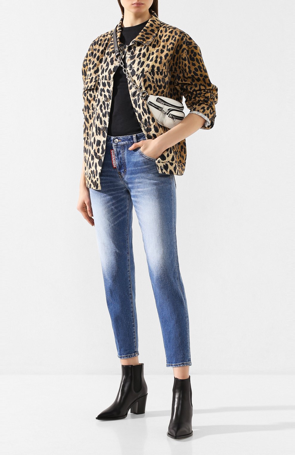 Джинсы DSQUARED2 синего цвета по цене 38250 руб., арт. S75LB0278/S30662, фото 2 Джинсы DSQUARED2, арт. S75LB0278/S30662, фото 2