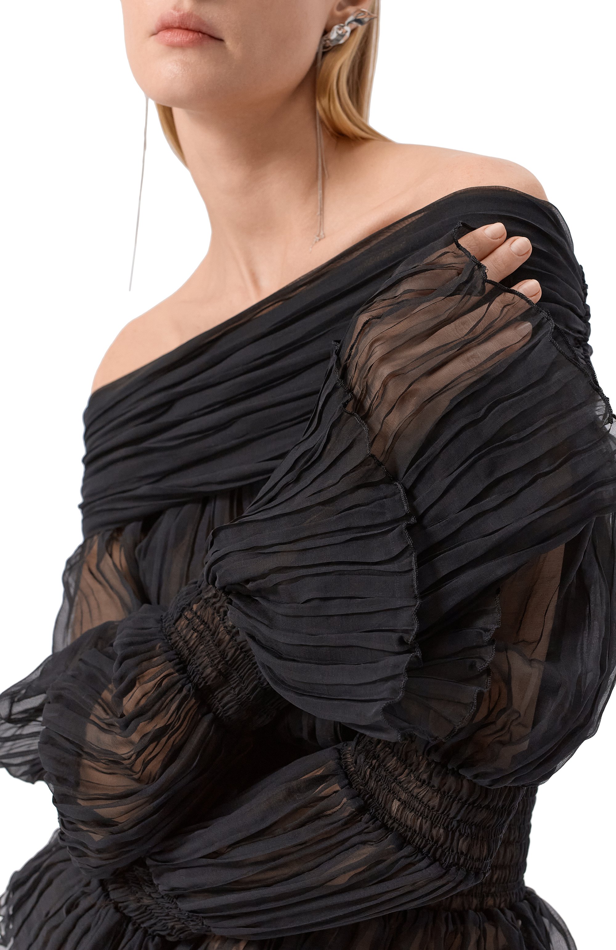 Шелковая блузка BLUMARINE, арт. 4C191A, фото 5