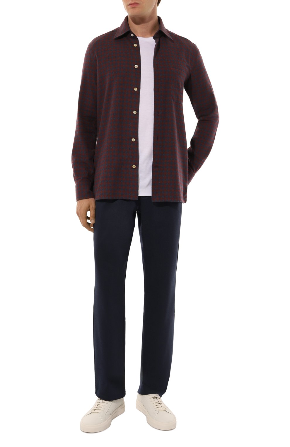 Хлопковая рубашка KITON, арт. UMCNERH0906508, фото 2