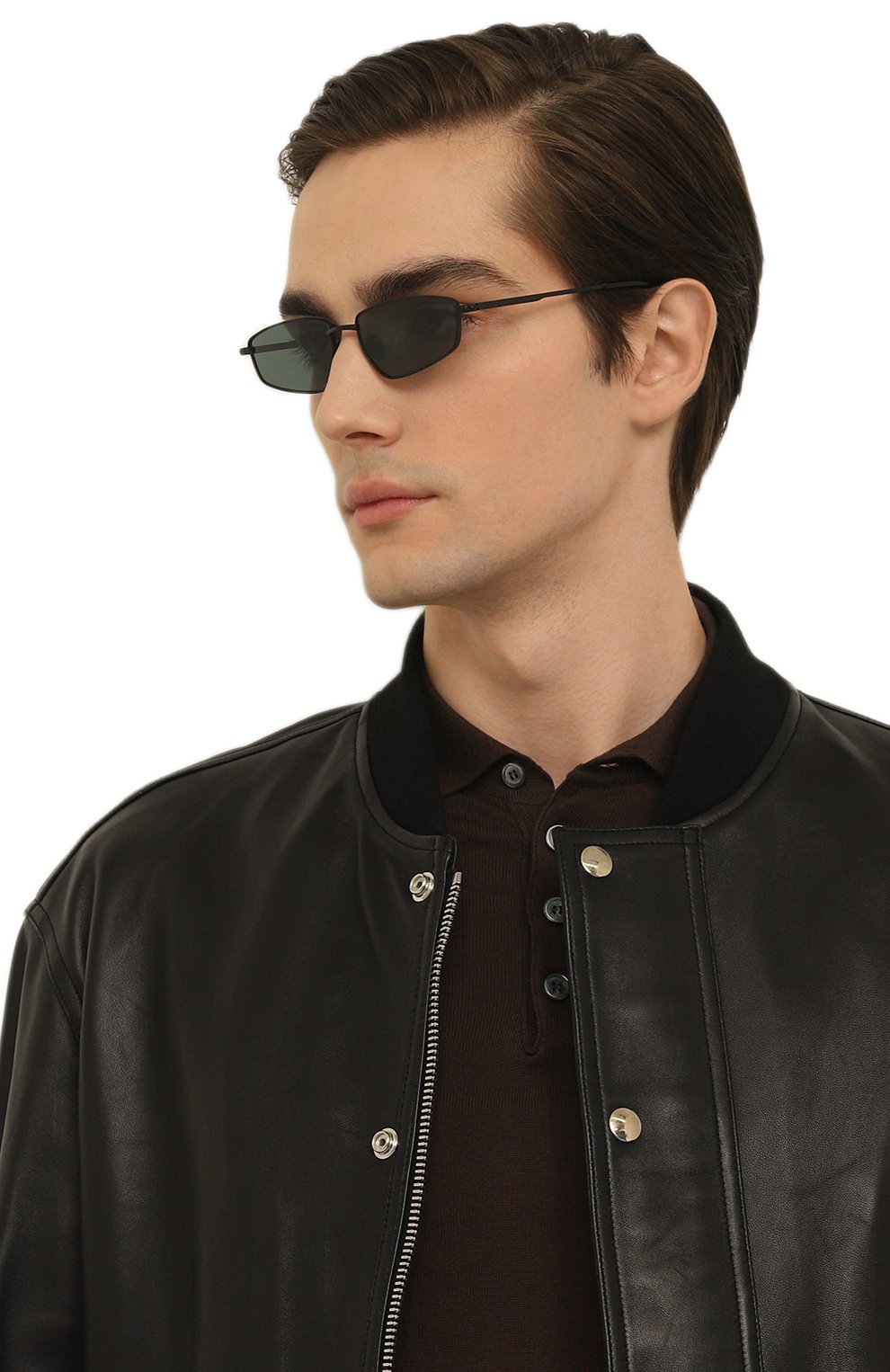 Солнцезащитные очки G.O.D. EYEWEAR, арт. TWENTY NINE MATTE BLACK W/GREEN LENS, фото 3