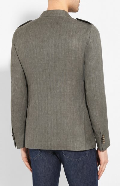 Пиджак из смеси льна и шерсти ELEVENTY PLATINUM, арт. A75GIAA04 TES0A133, фото 4
