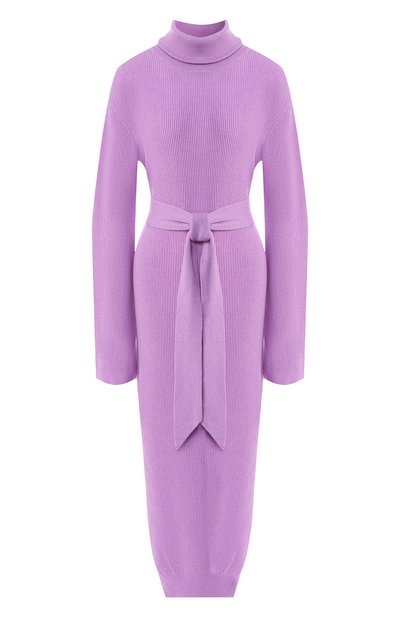 Женское платье с поясом NANUSHKA, арт. CANAAN_LAVENDER_CASHMERE BLEND RIB CASHMERE BLEND