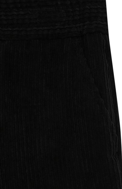 Вельветовые брюки DOLCE & GABBANA черного цвета по цене 43200 руб., арт. L44P65/FUWDL, фото 3 Вельветовые брюки DOLCE & GABBANA, арт. L44P65/FUWDL, фото 3