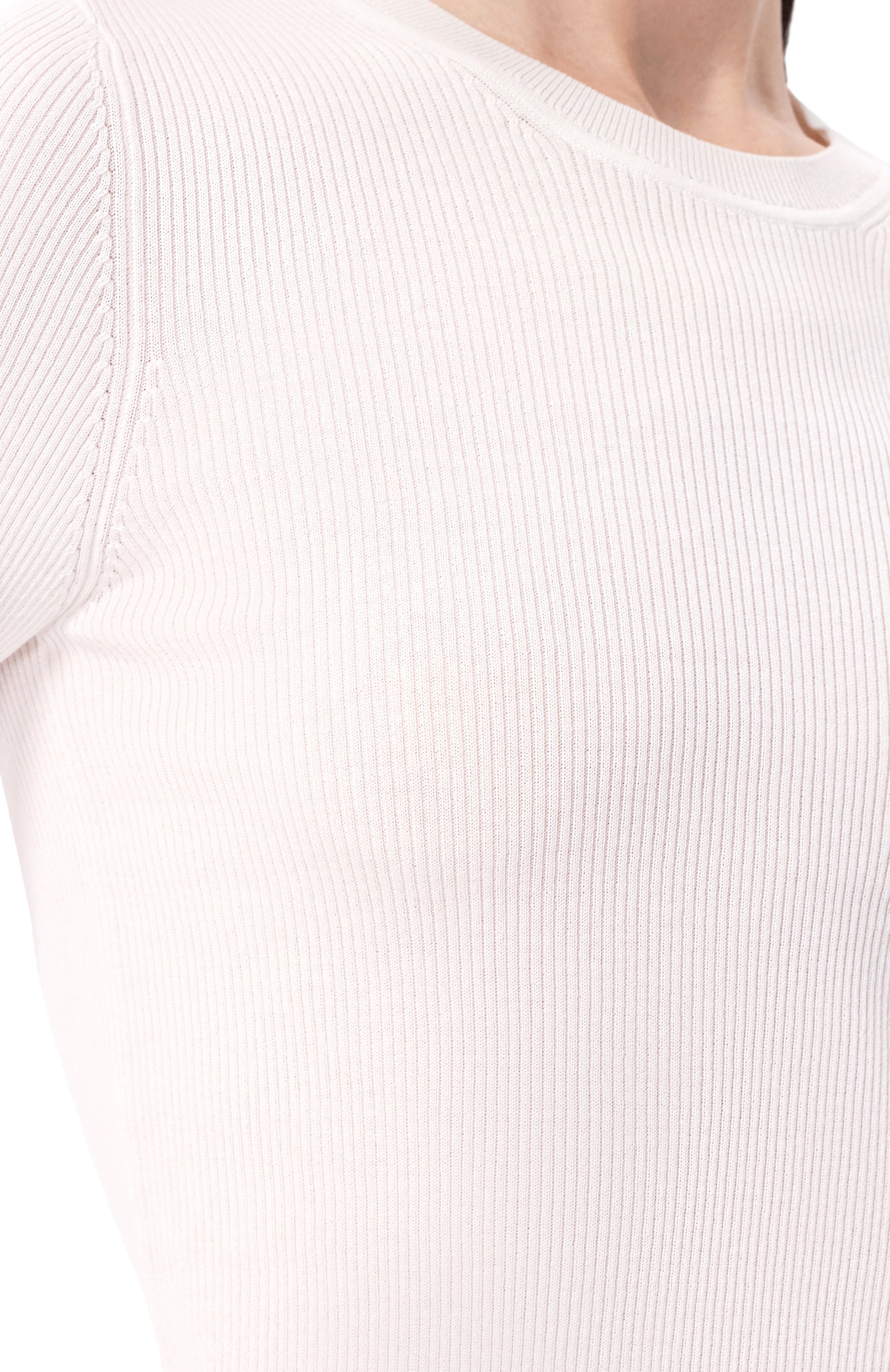 Хлопковый пуловер P.A.R.O.S.H. белого цвета по цене 25650 руб., арт. D540610/CIPRIA26, фото 5 Хлопковый пуловер P.A.R.O.S.H., арт. D540610/CIPRIA26, фото 5