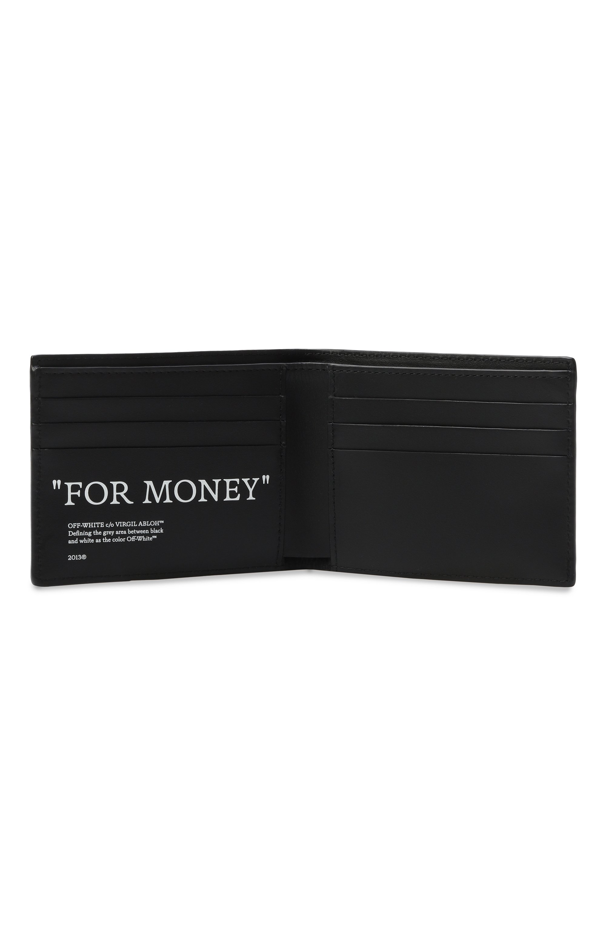 Кожаное портмоне OFF-WHITE, арт. 0MNC074C99LEA001, фото 3