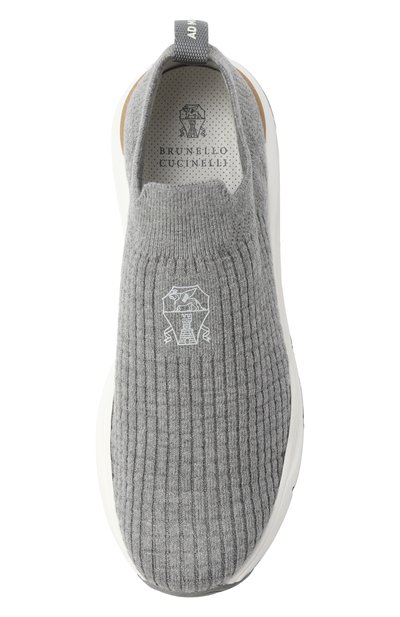 Текстильные кроссовки BRUNELLO CUCINELLI, арт. BNTRC1F165, фото 4