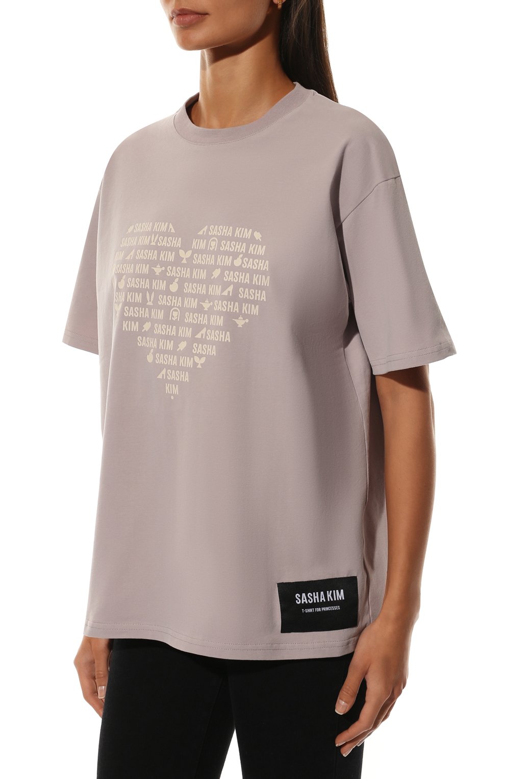 Хлопковая футболка SASHA KIM, арт. УТ-00000613, фото 3
