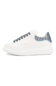Кожаные кеды ALEXANDER MCQUEEN, арт. 558945/WHNBK, фото 1