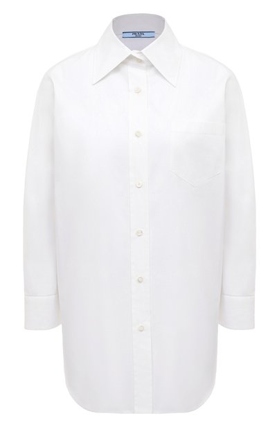 Женская хлопковая рубашка PRADA, арт. P477E-1UCX-F0009-211
