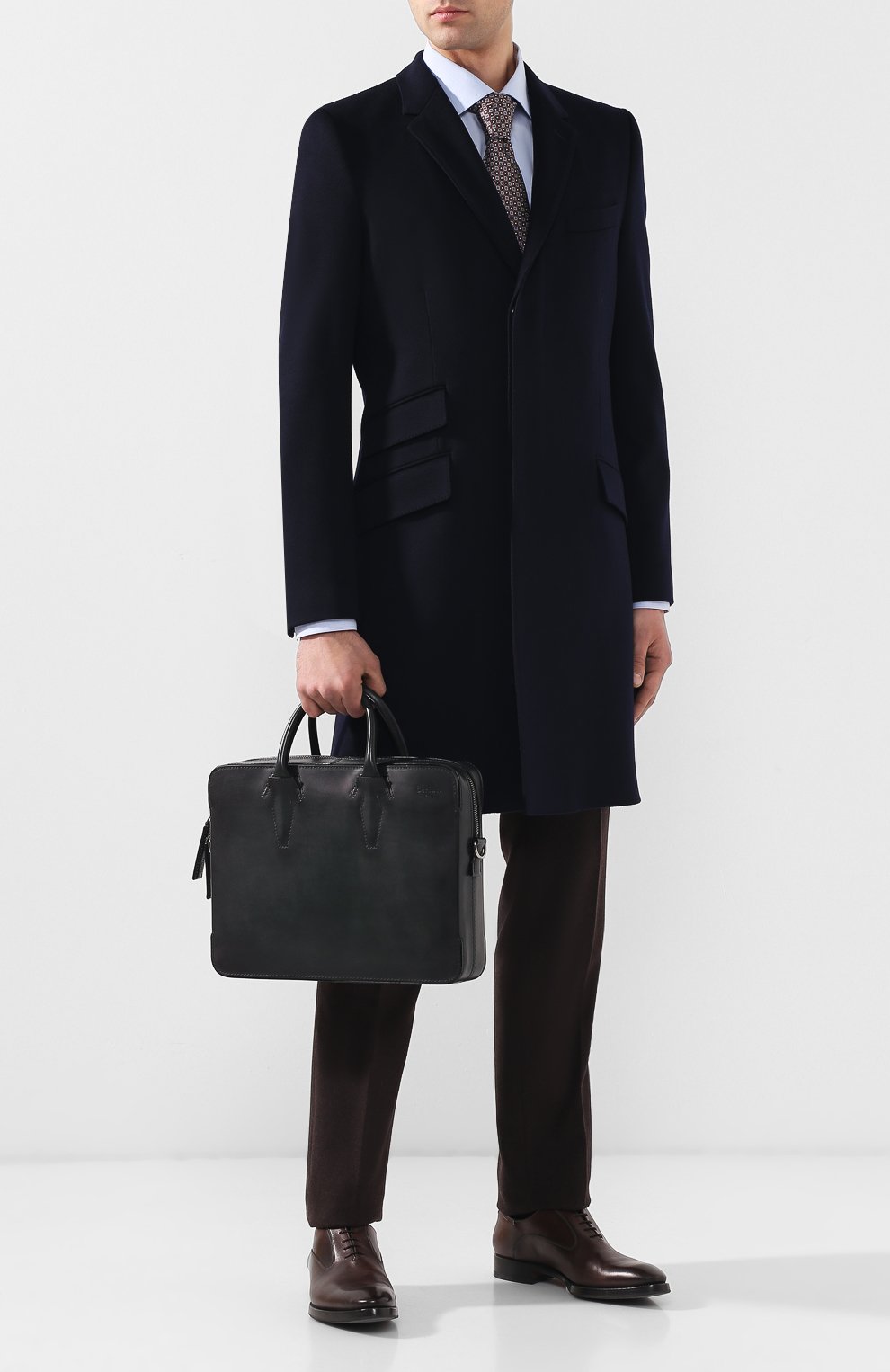 Кожаный портфель с плечевым ремнем BERLUTI, арт. M160432, фото 2