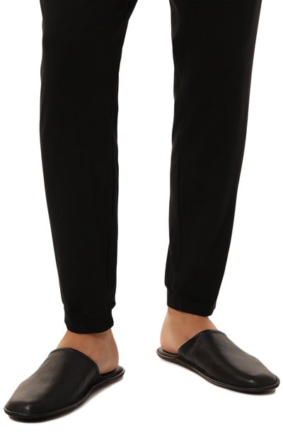 Кожаные домашние туфли HOMERS AT HOME, арт. 12045/BUFALIN0, фото 3