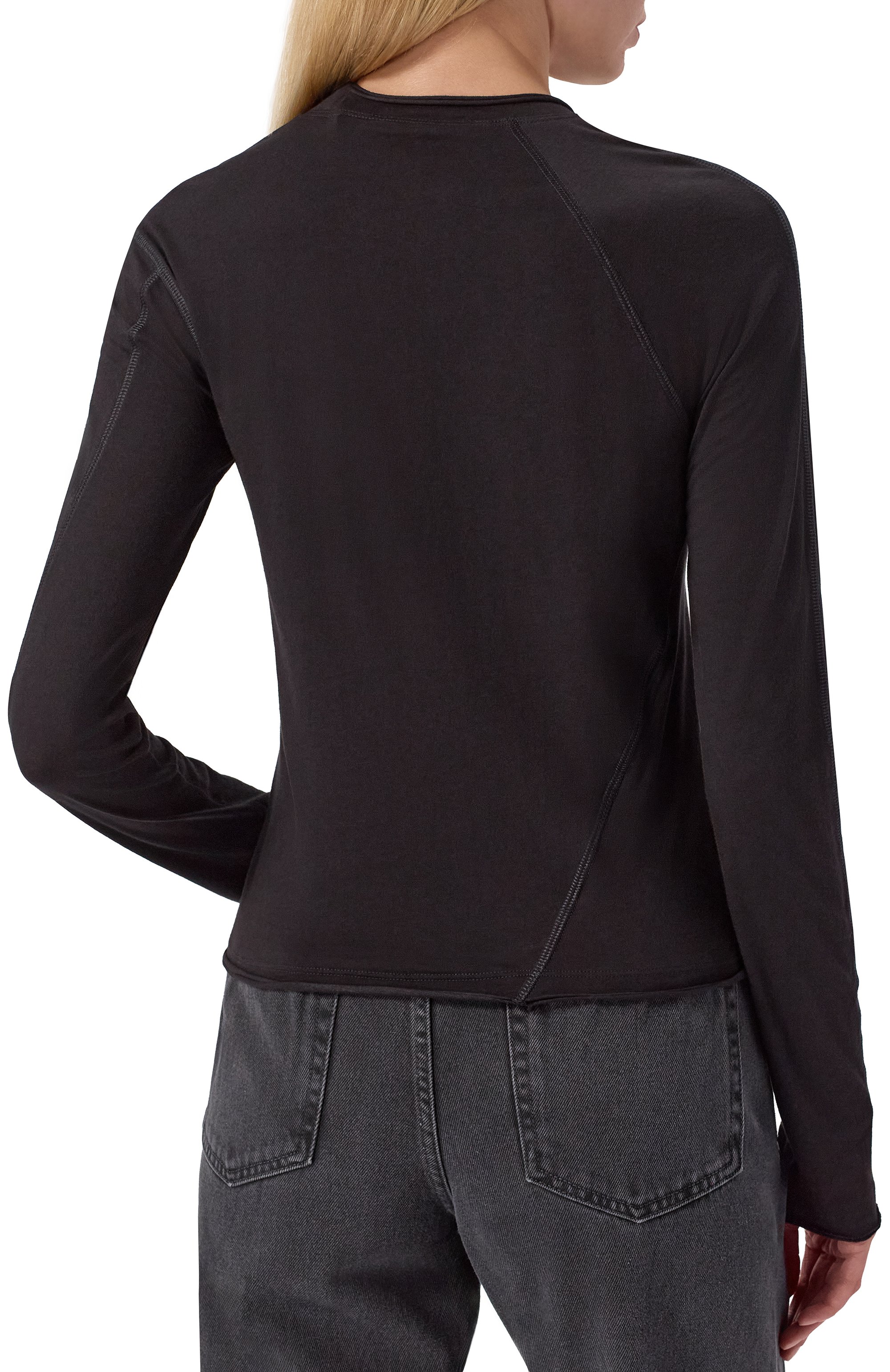 Хлопковый лонгслив HELMUT LANG, арт. P05HW505, фото 4